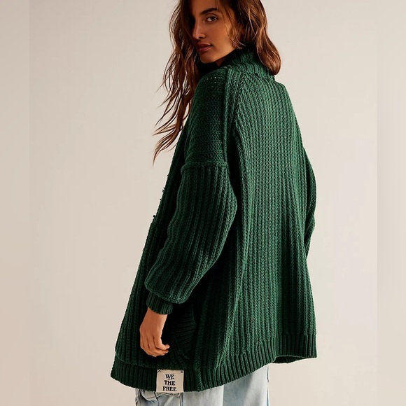 🚨FLASH SALE!🚨✨NEW!✨Free People We The Free Wonderful You Cardi - Picture 2 of 9